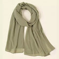 Essential Hijab | Georgette | Dried Rosemary - EvaanThreads
