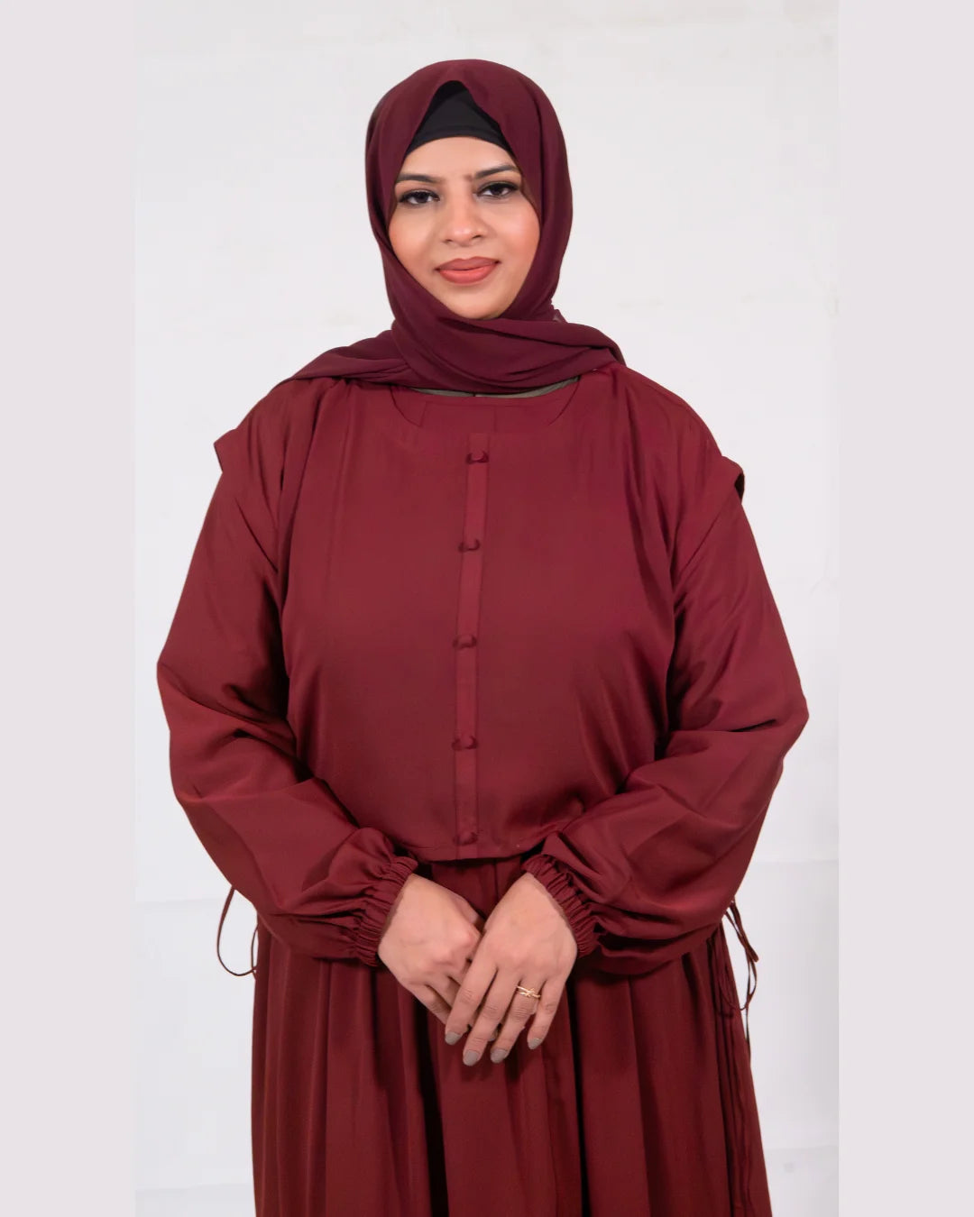 Cedar |  Coati Abaya | Deep Ruby