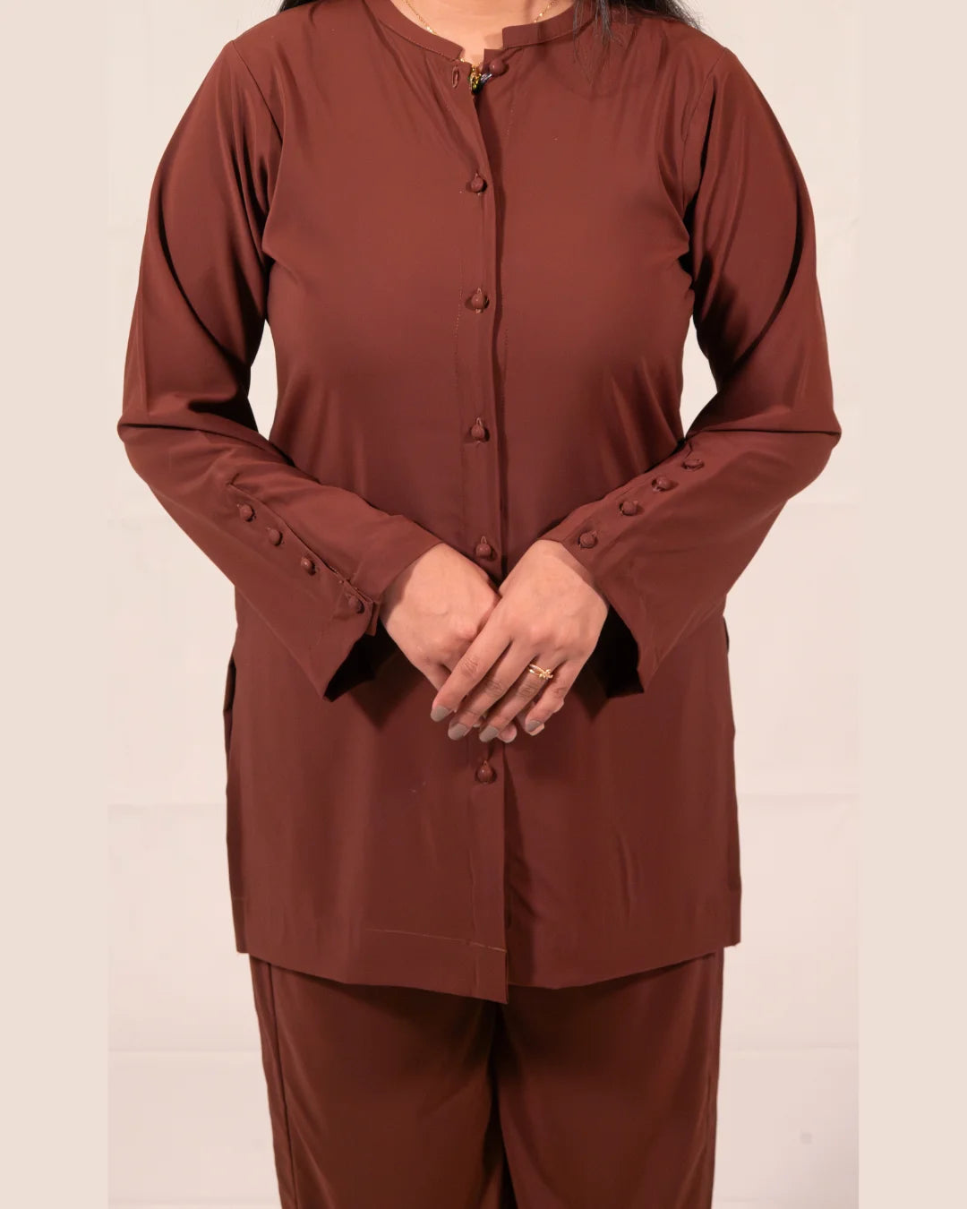 Aura | Co-ord Set | 2 Piece | Cherry Wood