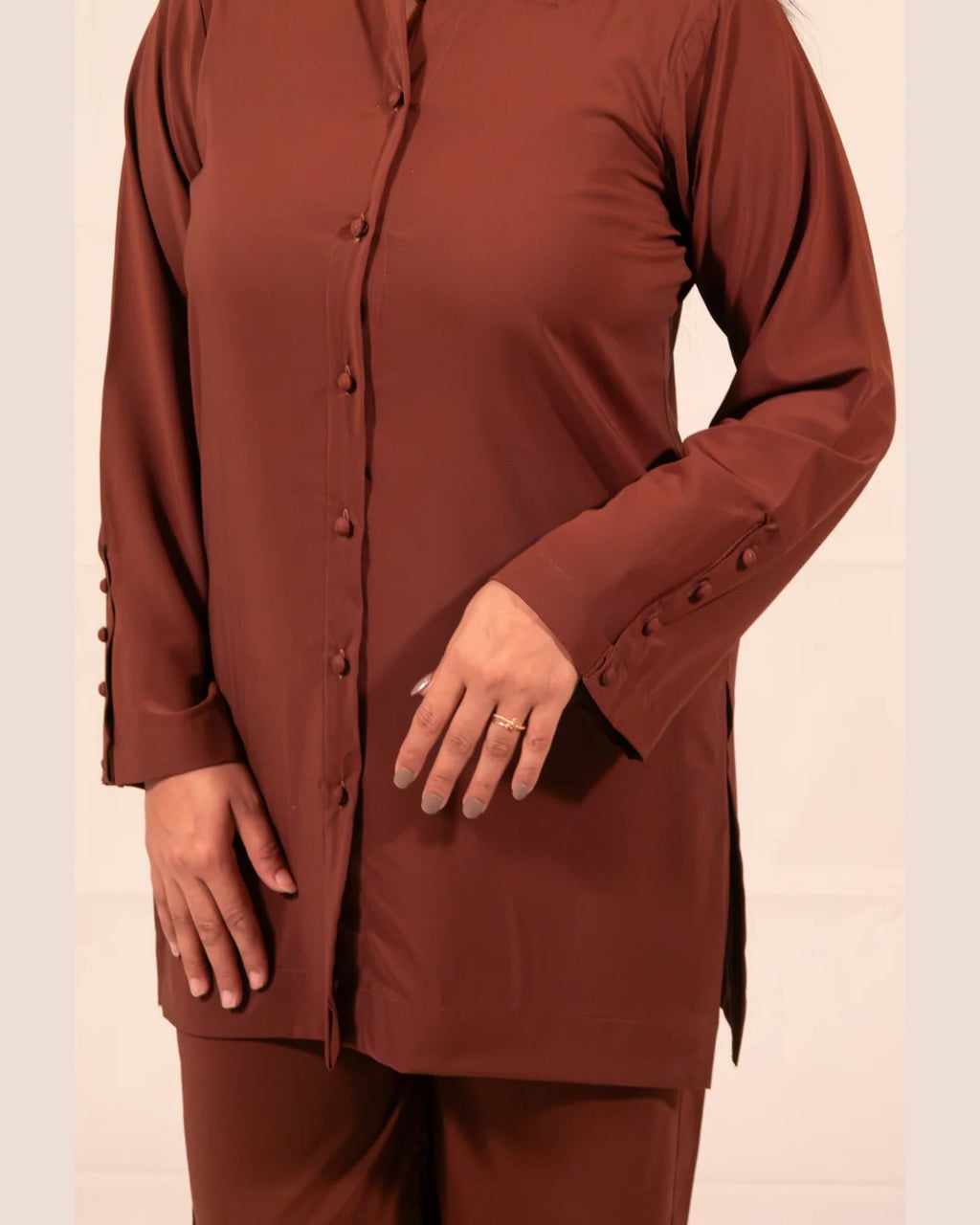 Aura | Co-ord Set | 2 Piece | Cherry Wood