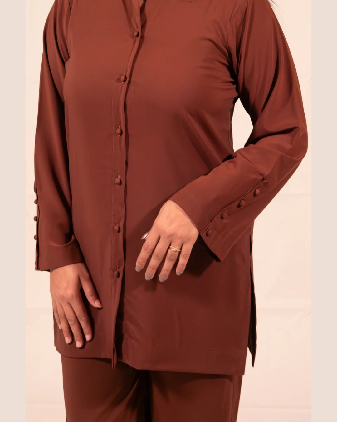 Aura | Co-ord Set | 2 Piece | Cherry Wood