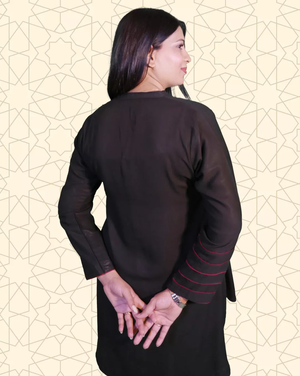 Rogue | Elegant Co-ord Set | 2 Piece Black - EvaanThreads